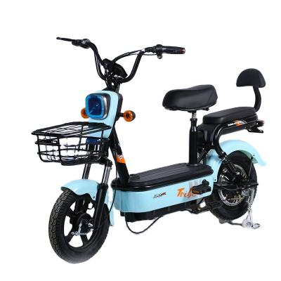 China Manufacture High Carbon Steel Electric Scooter Strong Adult 350w Electric Bike E Bike for sale