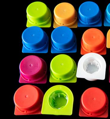 China Non Spill Manufacturer Liquid Packaging Helicap For Beverage Juice Milk Caps Automatic Helicap23 plastic screw water bottle cap for sale