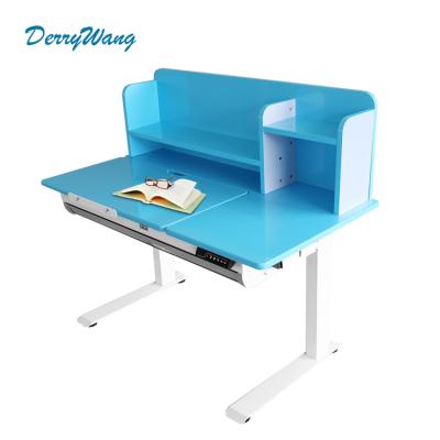 China (Height)Adjustable Kids Desk and Chair Set Height Adjustable Kids School Student Study Computer Table for sale