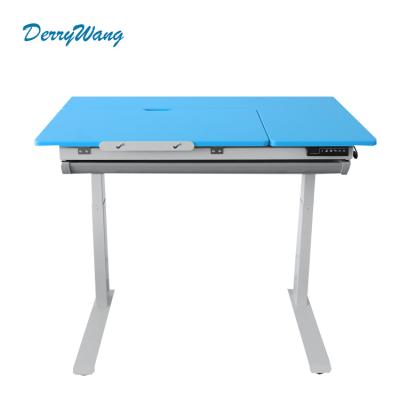 China 3-18 Years Adjustable Programmable Kids Table Reading Desk 3-18 Years Adjustable Ergonomic Kids (Height) Desk for sale