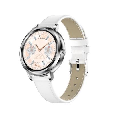 China Touch Screen Ladies Heart Rate Sphygmomanometer Metal Strap Ladies Popular Waterproof Smart Watch IP67 for sale