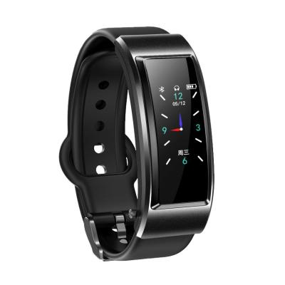 China New touch screen foreign trade smart bracelet B6 earphone heart rate blood oxygen monitor pedometer sports watch for sale