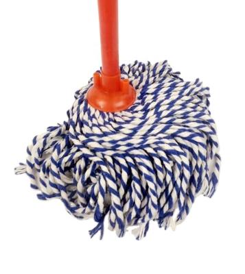 China Household Viable Floor Broom & Bucket Set Dry Mop Dry Mop Cleaning Flat Wet Plastic Head for sale