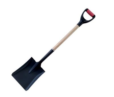 China Handle Disposable Wooden Shovel Farm Tools Farm Use Steel Porcelain Produce Shovel High Quality Application Cultivating Shovel for sale