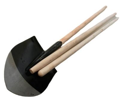 China Taper End 150 Cm Height Large Eucalyptus Shovel Handle Rake Wooden Handle for sale