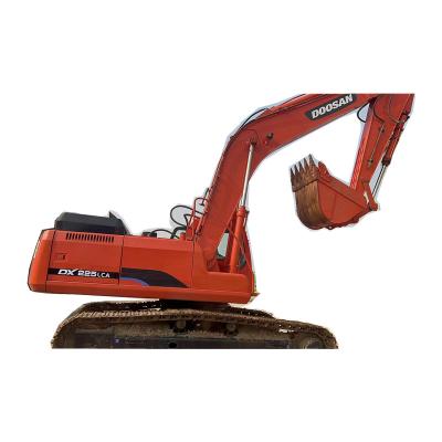 China Construction worksÂ   Used Doosan DX225LCA Excavator with Cheap Price in Yard for Sale for sale