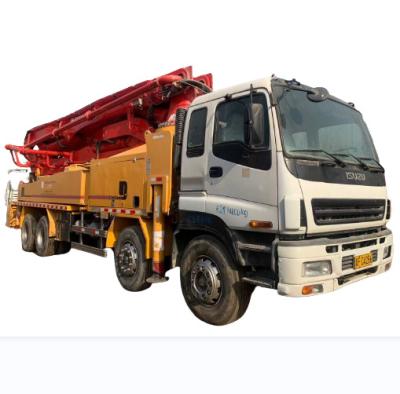 China Building construction putzmeister M46 M37 pump truck/concrete pump truck/truck mounted concrete mixer pump for sale