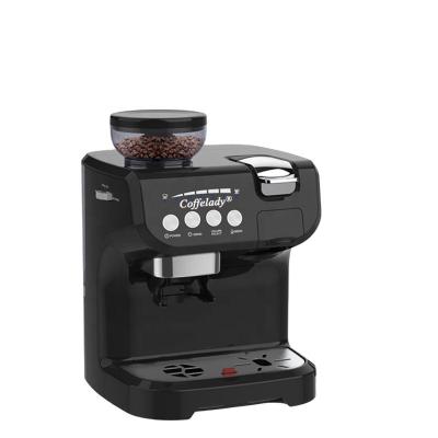 China Ground Coffee Grinder Machine Espresso Coffee Maker with Grinder for Home or Commercial for sale