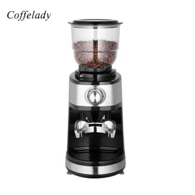 China Professional Anti-jumping bean coffee grinder household kopi low noise automatic grinder suitable for two funnels for sale