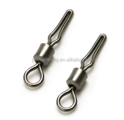 China Free Sample Factory Supply Carp Fishing Tackle Corrosion Resistant Swivel With Side Line Clips For Drop Shot Weight for sale