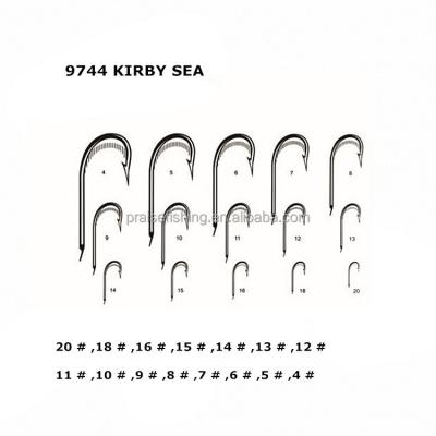 China High Carbon Steel With 20 Years Manufacturer Experience Pr-9744 Kirby Sea High Carbon Steel Hook Circle Fishing Hook for sale