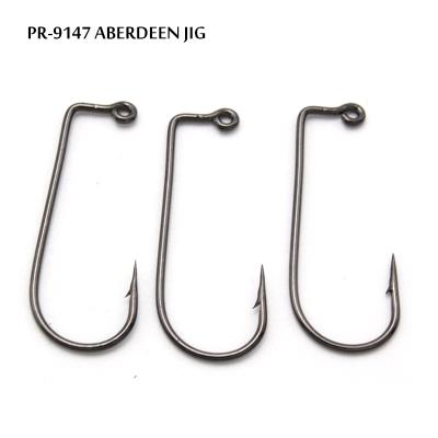 China Free Sample Factory Supply High Carbon Steel PR-9147 ABERDEEN BUILD High Carbon Steel Fish Hook for sale