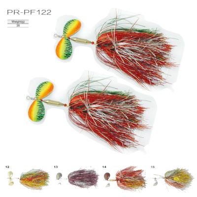 China Colorful Metal Carp Bait PR-PF122 Spinner Fishing Lure for sale