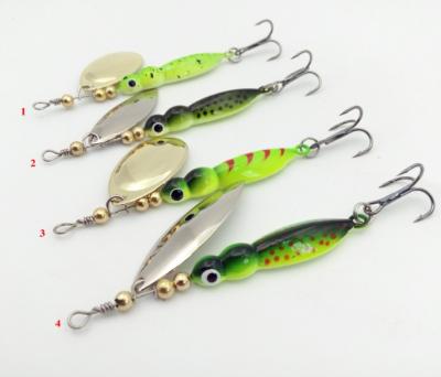 China Wholesale Willow Blade VIB Metal Fishing Lure Corrosion Resistant Groundbaits Leads Fish Fishing Spinner for sale