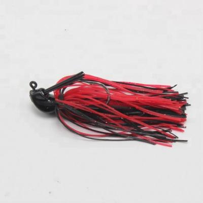 China Wholesale Quality Anti-Corrosion Bass Fishing Jig Silicon Skirt Spinner Bait Lead Flipping Jig for sale