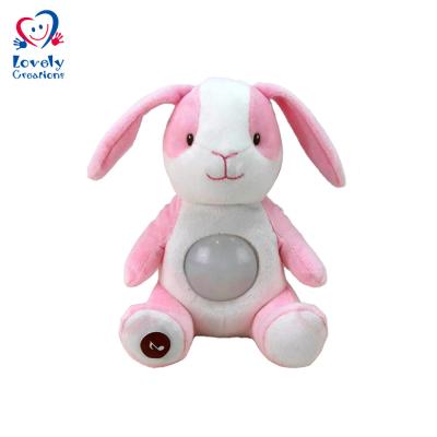 China Warn Yellow Light With Lullaby Plush Dog Toy Soothing Hot Selling Baby Toys 0 6 Months for sale