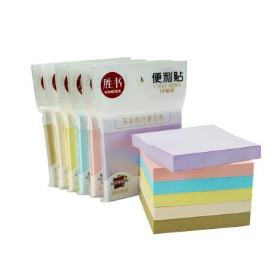 China 3*3inches 76*76mm Self Adhesive Square Sticky Notes Pad Set Wholesale for sale