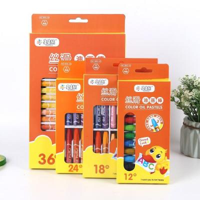 China Painting and Drawing 12 Colors Oil Pastels Wax Crayon for Kids Non Toxic for sale