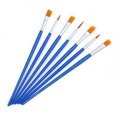 China Wide and fine brush children's painting and drawing brushes for acrylic paints and art for sale