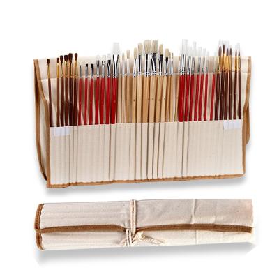 China Painting and Drawing China Paint Brush Tools Multifunction Blind Canvas Roller 38pcs Oil Painting Brush for Artist for sale