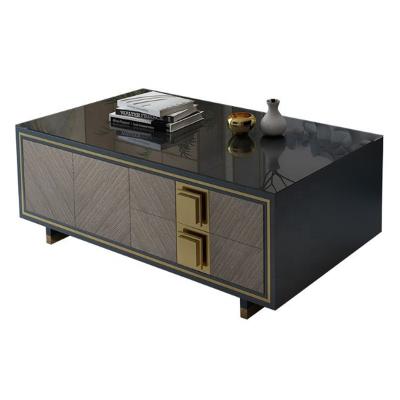 China Modern furniture high quality luxury modern style living room coffee tables marble top coffee table for sale