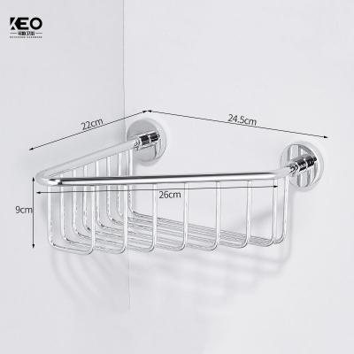 China Modern Cheap Stainless Steel Bathroom Wall Mount Shelf Toilet Shelves Corner Rack for sale