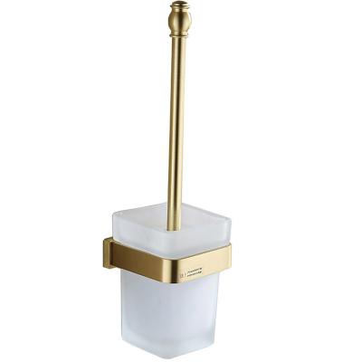 China Viable Nordic Bathroom Toilet Hotel Brass Cleaning Brush for sale