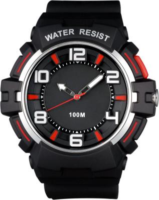 China Gents Analog Sporty Watches 10 Years Battery Life Silicon Band for sale