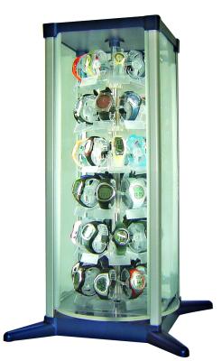 China 6 Layers Watch Display Stands With Normal Fluorescent Light for sale