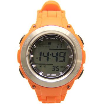 China Gents Round Sporty Digital Self Calibrating Watches Via Mobile Phone for sale