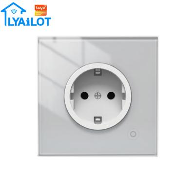 China Easy Installation Smart Home Smart Home Soft Touch Socket Relay Status and 