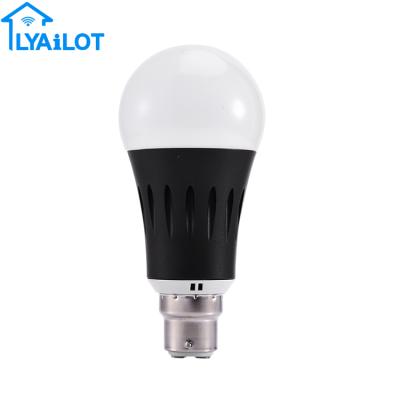 China Smart RGB Led Bulb Google Home Wifi Smart Bulb Round Black Shade Dimming Timing Color And Voice Control Light Bulb for sale