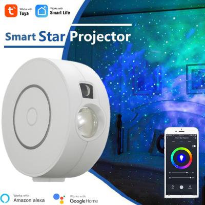 China Christmas Day Night Light Star Decorative Smart Projector Led Starry Projector With Tuya APP for sale