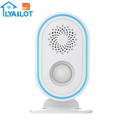 China LYAILOT Plastic Remote Control Multi Voice Doorbell WIFI Motion Smart Greeting Anti-theft Alarm Operated by TUYA for sale