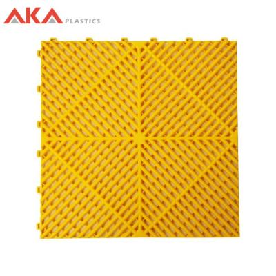 China For 400mm Garage Floor Tiles Commercial Durable Ribbed Garage Floor Mat for sale