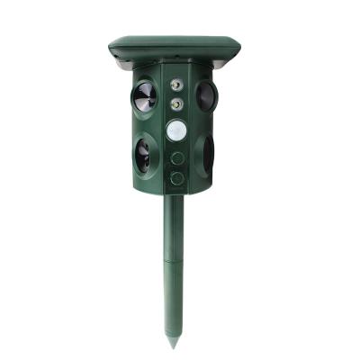 China Wilding Bird Cat Repeller Outdoor Waterproof Outdoor Ultrasonic Animal Bird Scaring Device for sale