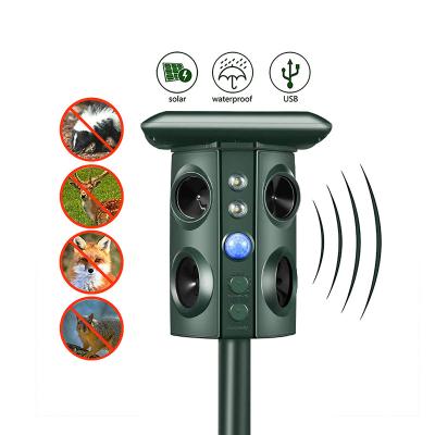 China 2022 Ultrasonic Fox Wild Hog Cat Deer Animal Reflector Waterproof Outdoor Viable Solar Powered PIR Sensor SJZ OEM for sale