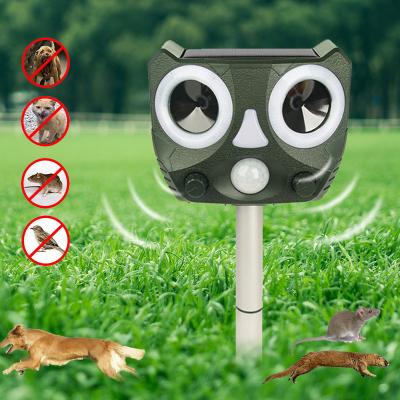 China IP55 Rat Bird Mole Mouse Dog Rodent Clamshell Viable Outdoor Waterproof Mouse Repellent Reflector Ultrasonic Bird Repeller for Garden Farm for sale