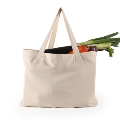 China Reusable Popular High Quality Portable Reusable Eco-friendly Food Shopping Bag Packing Bag Cotton Canvas Cotton Bag for sale