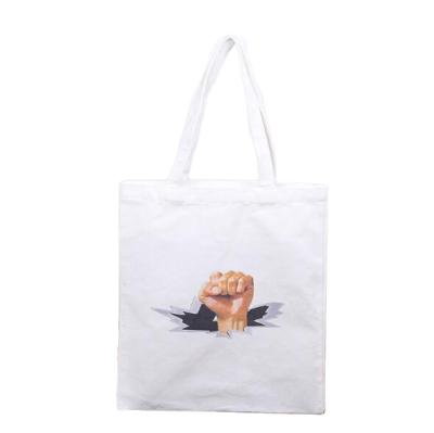 China Eco-Friendly Reusable Cheap Portable High Quality Reusable Shopping Bag Tote Bag Cotton Canvas Cotton Reusable Bag for sale