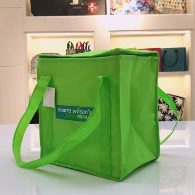 China Custom Eco Friendly Thermal Cooler Bag Eco Insulated Recycled Foldable Cooler Manufacturer for sale