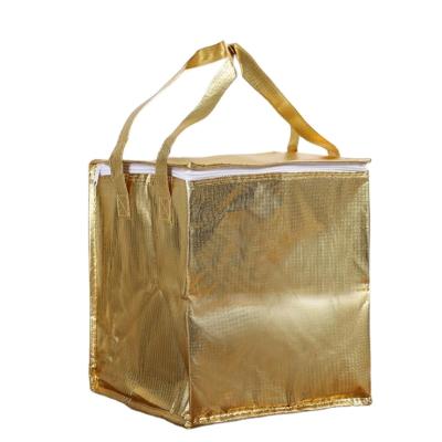 China Wholesale Promotional Delivery Bag Food Factory Insulated Cooler Bag Thermal Nonwoven Insulated Bag for sale