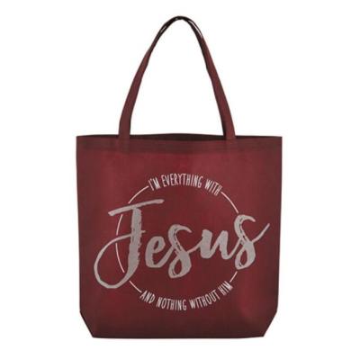 China Wholesale Reusable Portable Custom Logo Printing Promotional Non Woven Tote Bag Non Woven Bag for sale