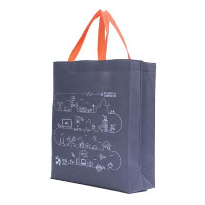 China High quality custom logo printing high quality ultrasonic non woven packaging shopping bag for sale