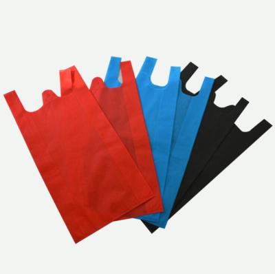 China BSCI Manufacturer Factory Reusable Non Woven T-shirt Packaging Bag Ultrasonic Non Woven Bag for sale