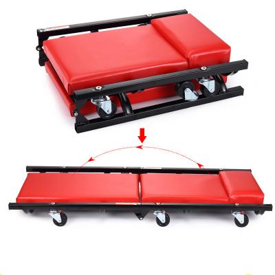 China Factory Price Automotive Workshop Under Car Folding Steel Creeper In Stock for sale