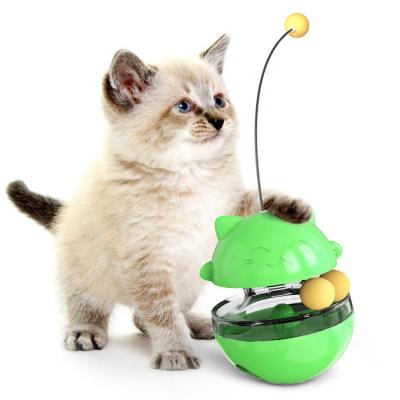 China Free Sample Viable Pet Products Pets Toys Accessories Pet Cat Toy Tumbler Running Turntable Cat Interactive Trackball Toys for sale