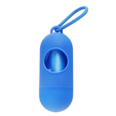 China Biodegradable dog pet dispenser print poop bag pet feeds stabilized dog feeds viable custom waste bag dispenser biodegradable waste bags for sale