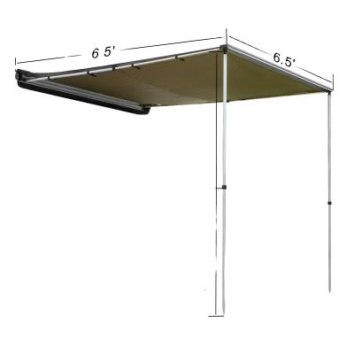 China Straight Bracing Type Vietnam Made Outdoor Motorhome Awning Side Tent (2x2m) for sale