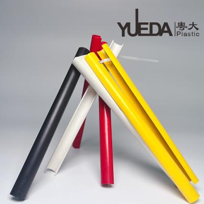 China Customized Impact Resistant PVC Plastic Profiles For Cabinets Wardrobes for sale